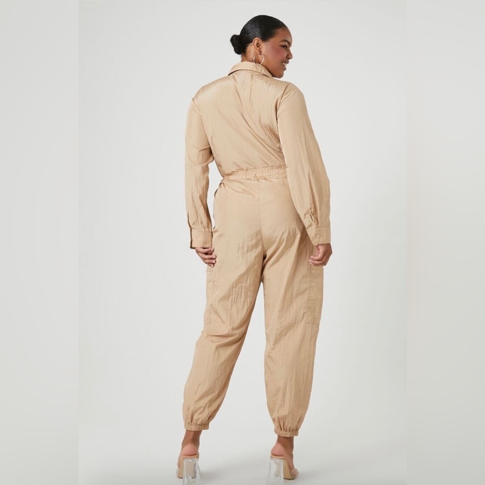 Drawstring jumpsuit - 1X - Picture 3 of 6